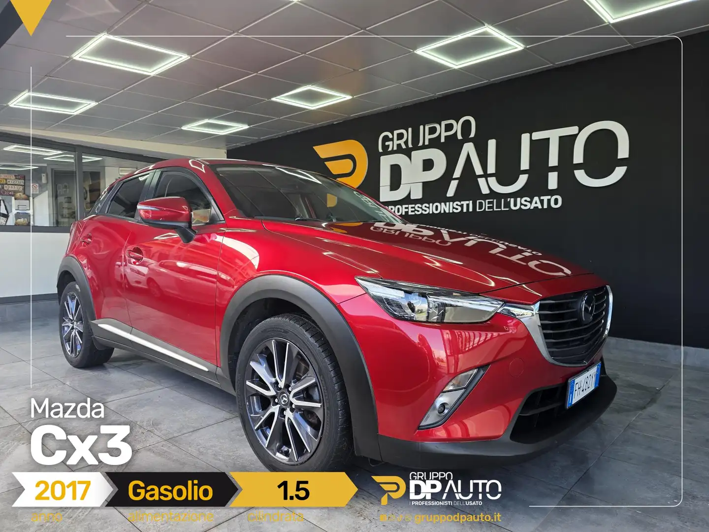 Mazda CX-3 1.5d Luxury edition awd 105cv auto Rosso - 1