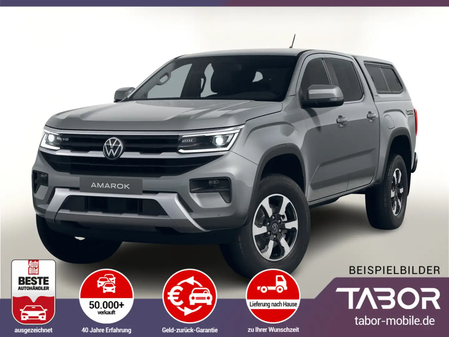 Volkswagen Amarok 3.0 TDI 241 AT 4M Style HardT Matrix AHK Grau - 1