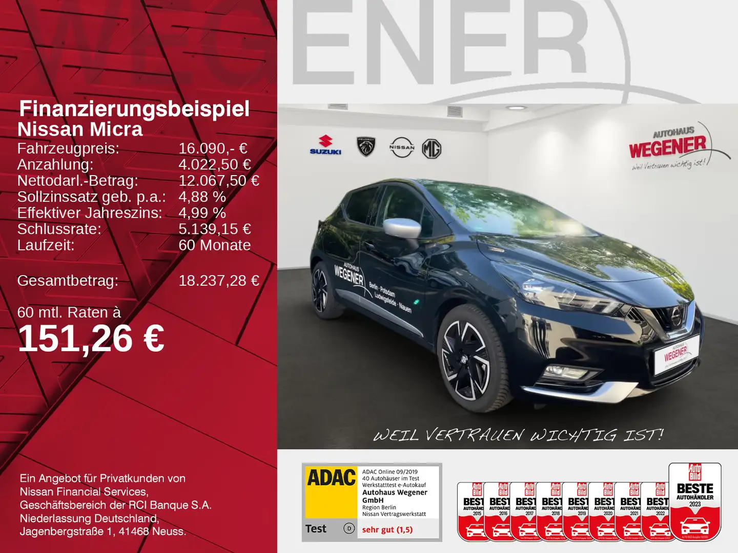 Nissan Micra MICRA K14 N-DESIGN  5MT Navi Ext. Perso Chrome Noir - 2