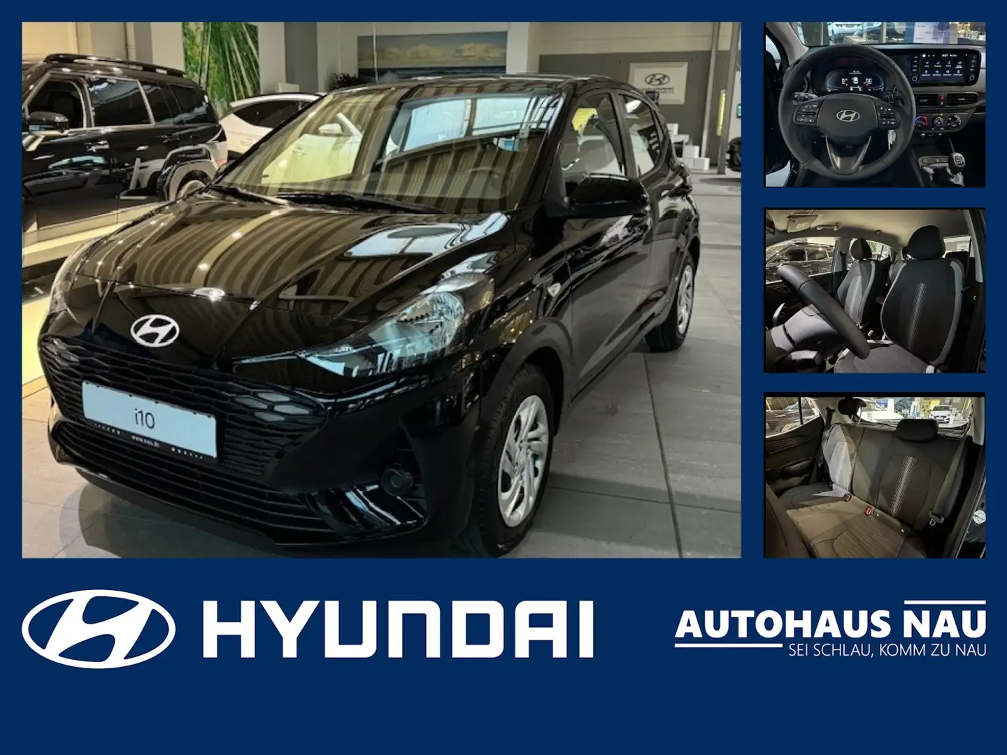 Hyundai i10 1.0 Select Rückfahrkamera, Klimaanlage uvm. Noir - 1