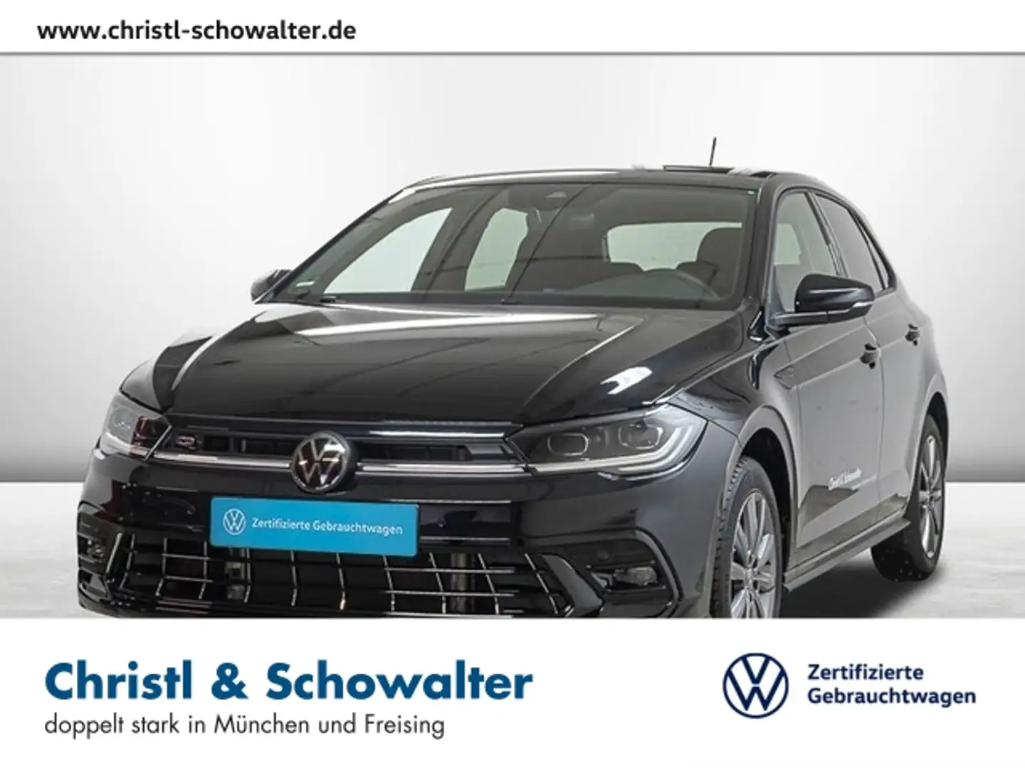 Volkswagen Polo 1.0 TSI DSG R-Line MATRIX NAVI ACC Schwarz - 1