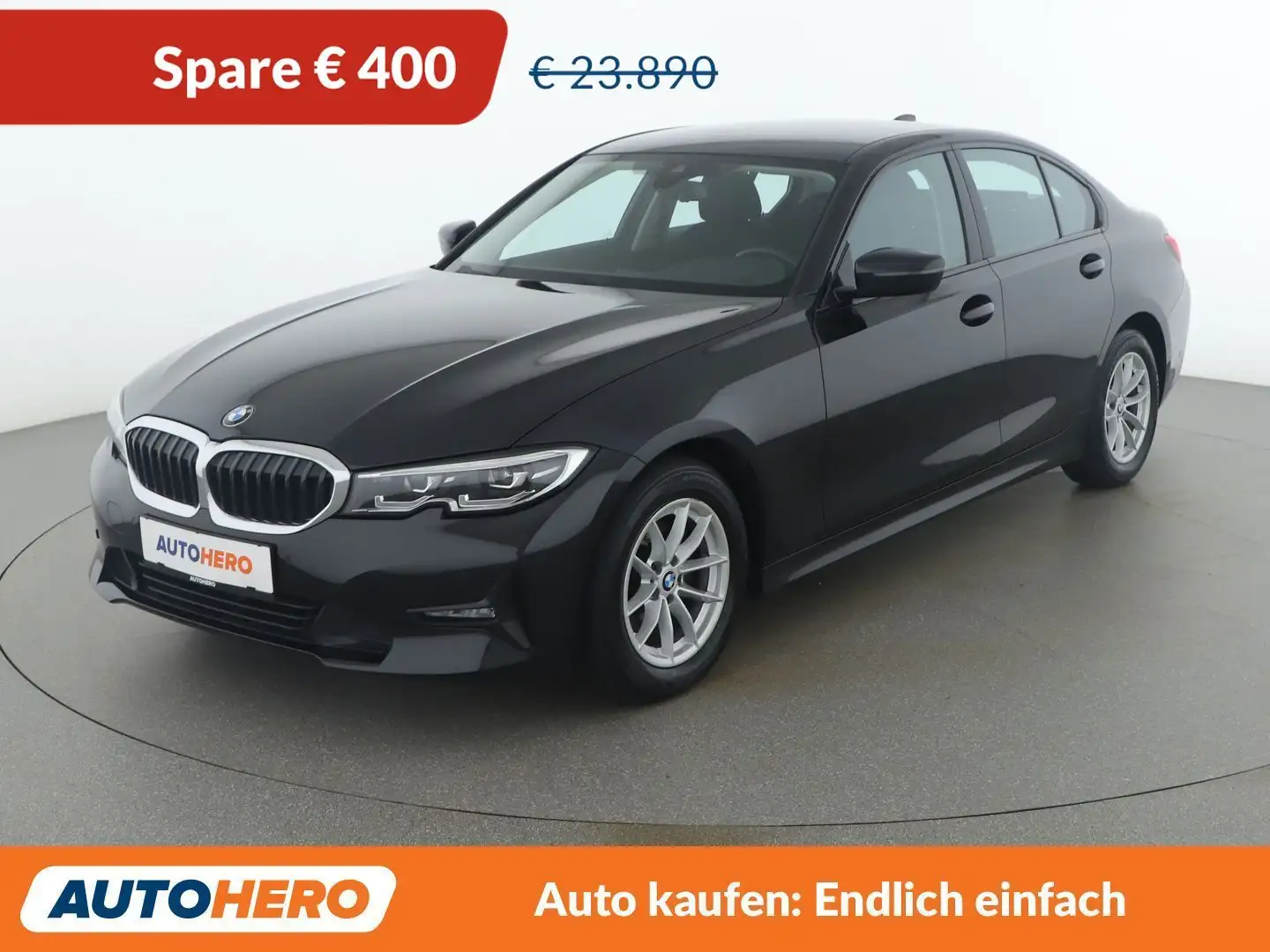 BMW 320 320d Advantage Schwarz - 1