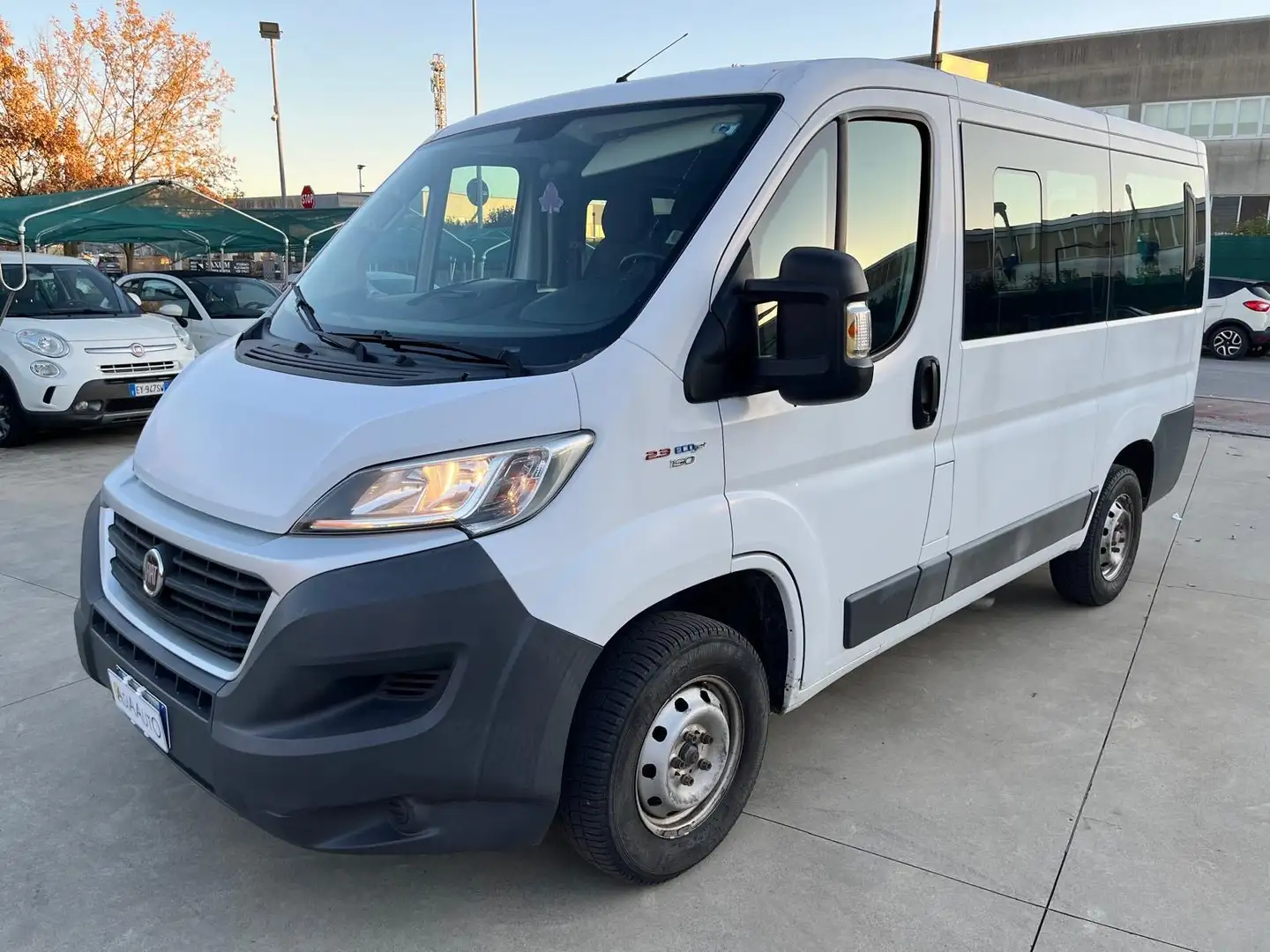 Fiat Ducato 2.3 mjt 150cv 9 posti panorama Blanc - 1