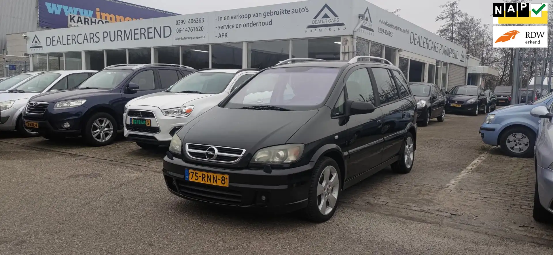Opel Zafira 1.8-16V Maxx Cool Export Negro - 1