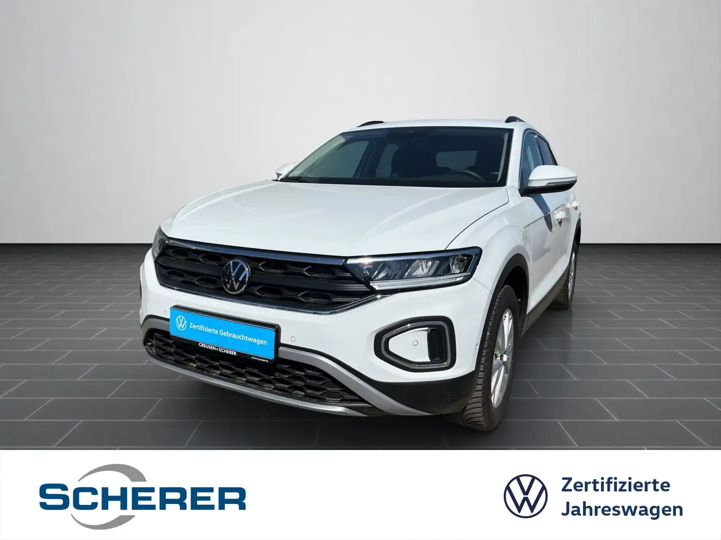 Volkswagen T-Roc 1.0 TSI Life LED NAVI Climatronic Weiß - 1