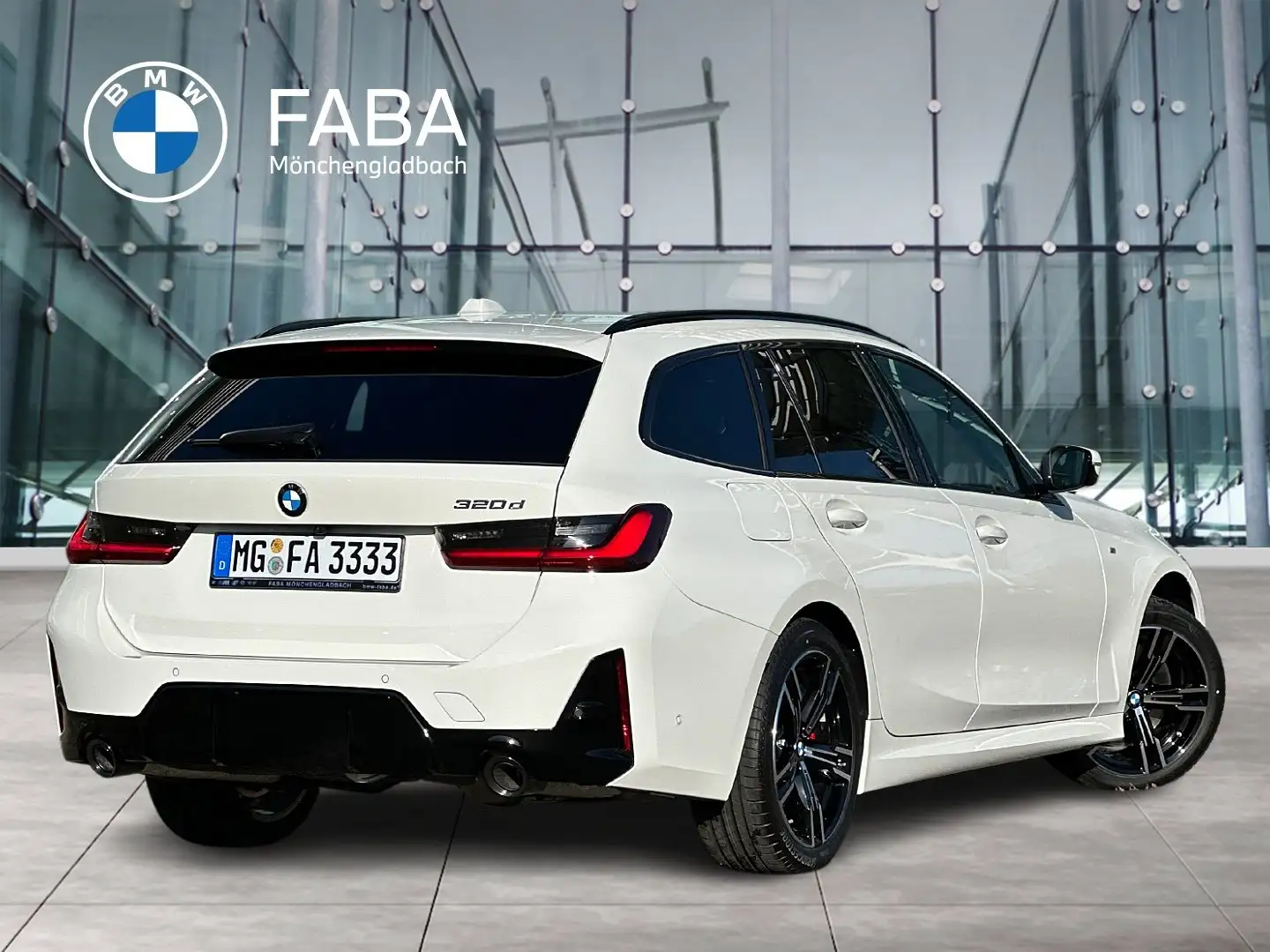 BMW 320 d Touring M Sportpaket Head-Up HiFi DAB LED Bílá - 2