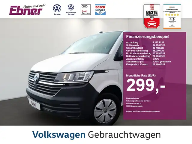 Volkswagen T6 Kombi T6.1 9 SITZER 3 3 3 KLIMA V+H+NAVI APP+PDC!
