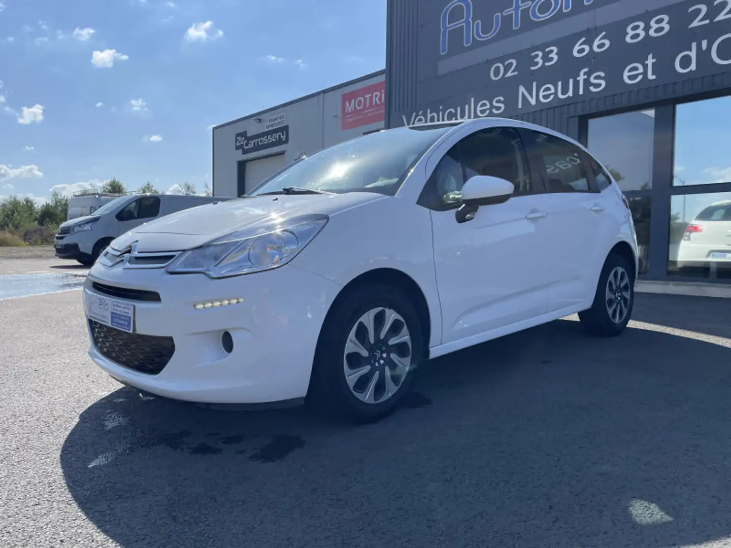 Citroen C3 BLUEHDI 75 FEEL EDITION Blanc - 1