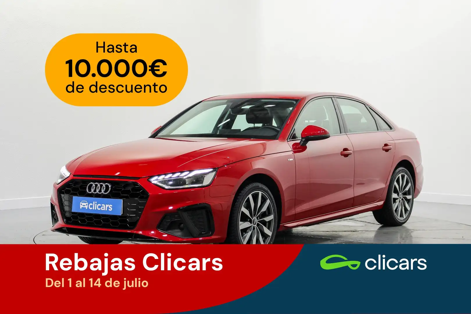 Audi A4 35 TDI S line S tronic 120kW Rouge - 1