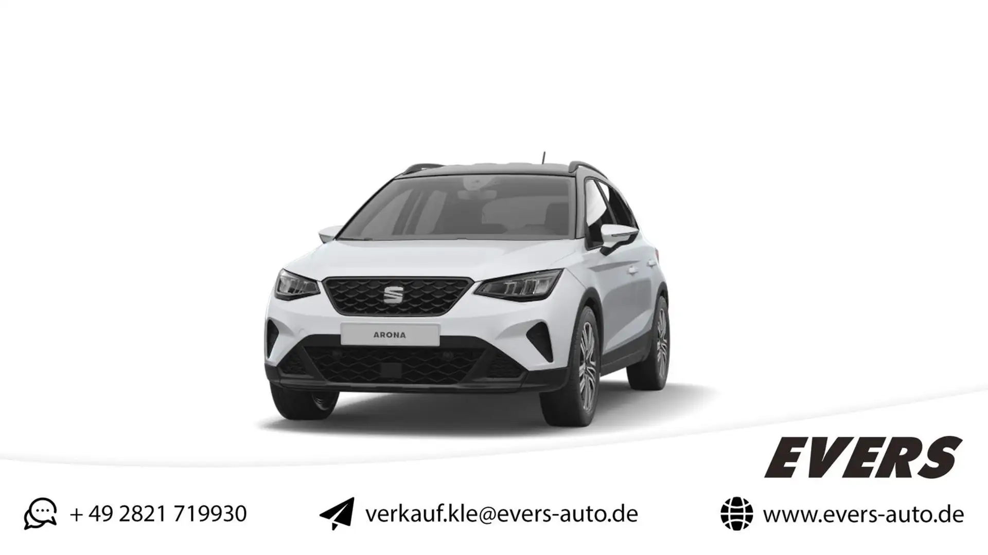 SEAT Arona 1.0 TSI DSG Road Ed. NAVI KAMERA 17"LM SHZ Wit - 1