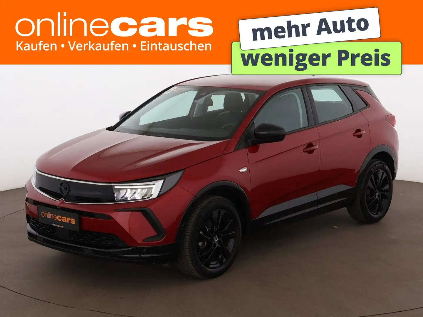 Opel Grandland 1.2 Turbo GS-Line LED NAVI LEDER R-CAM Rot - 1
