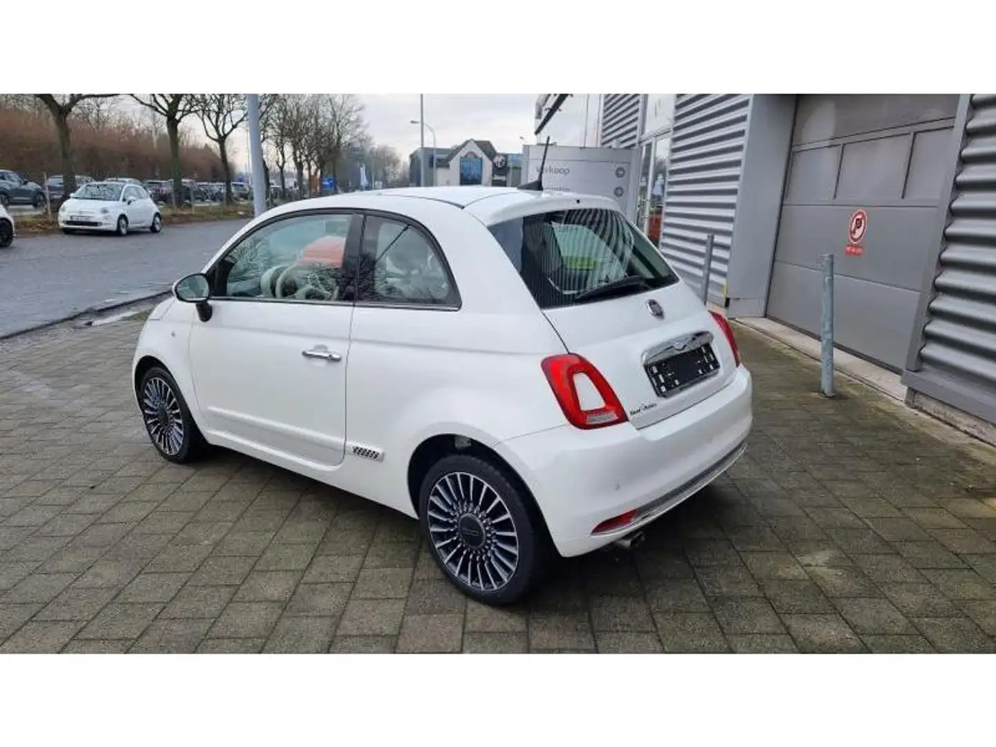 Fiat 500 lounge Blanc - 2