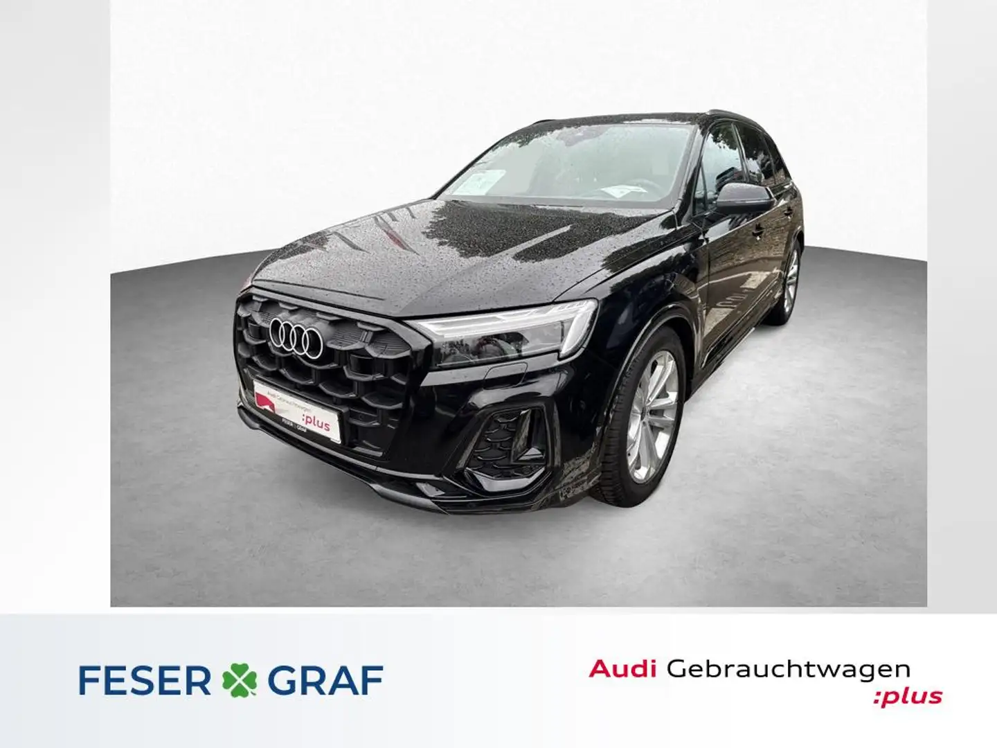 Audi Q7 SUV 45 TDI qu S line-Luft-AHK-Pano-7 Sitzer-HuD Negru - 1