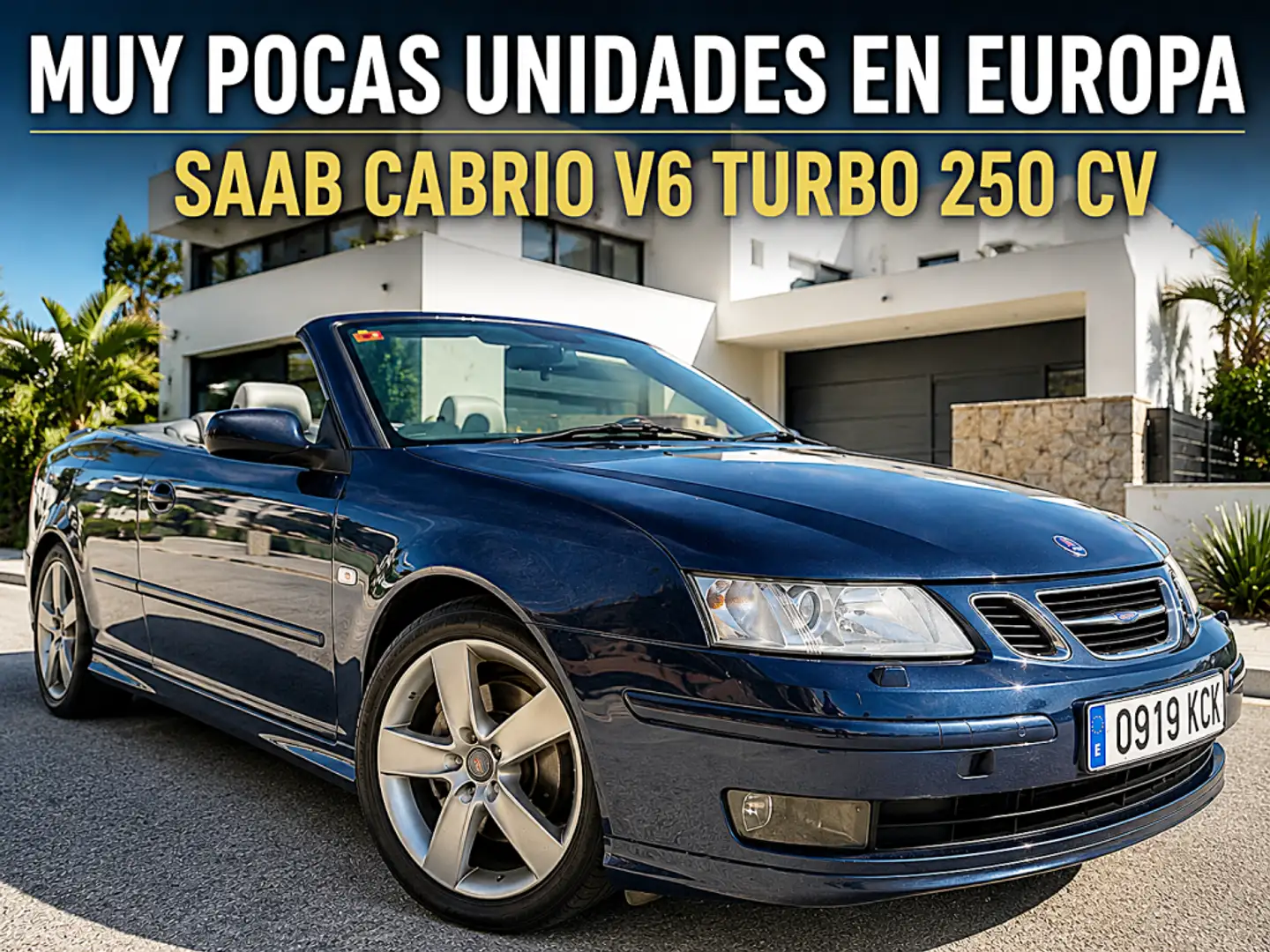 Saab 9-3 Descapotable Automático de 2 Puertas Azul - 1