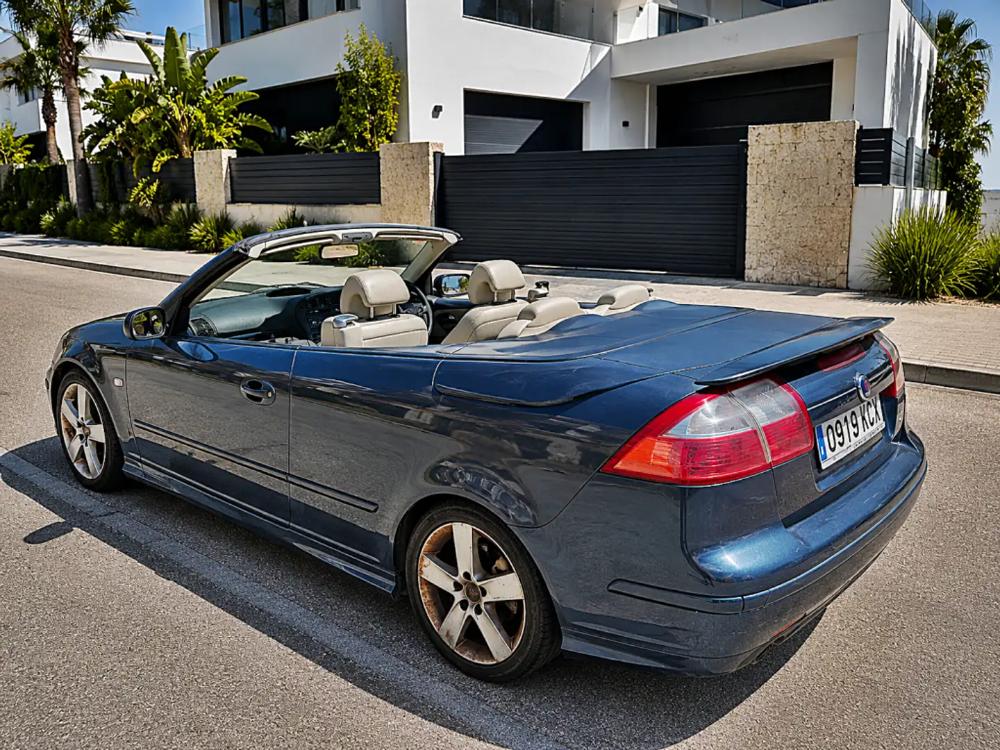 Saab 9-3 Descapotable Automático de 2 Puertas Azul - 2