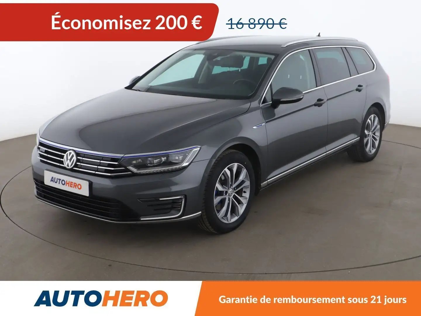 Volkswagen Passat SW 1.4 TSI GTE DSG6 Gris - 1