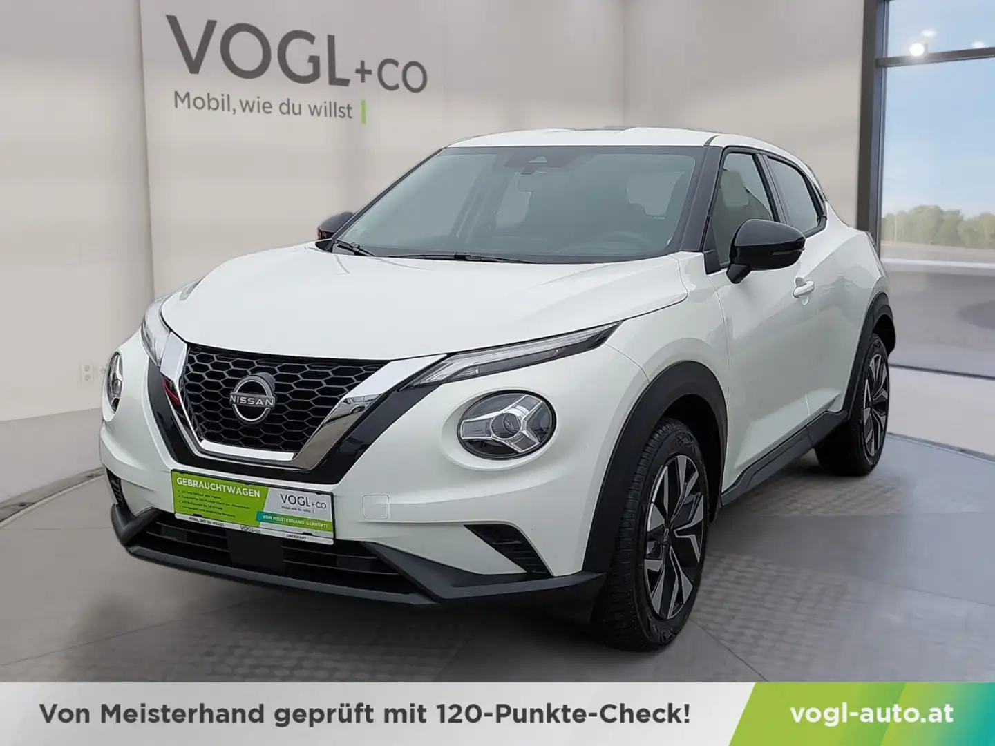 Nissan Juke 1,0 DIG-T Acenta DCT Aut. Weiß - 1