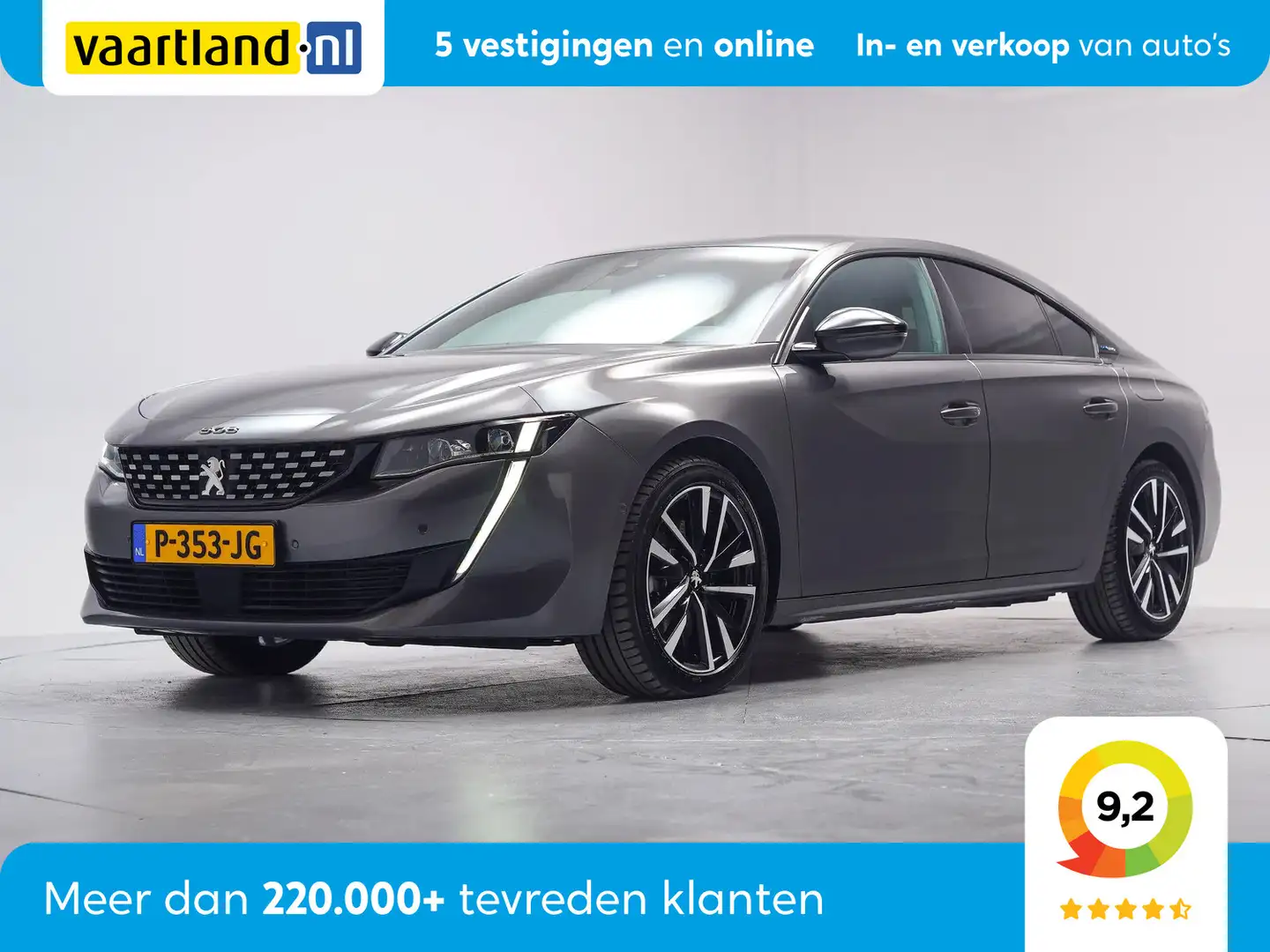 Peugeot 508 1.6 HYbrid GT Pack Business Aut. [ LED Adapt.cruis Gris - 1