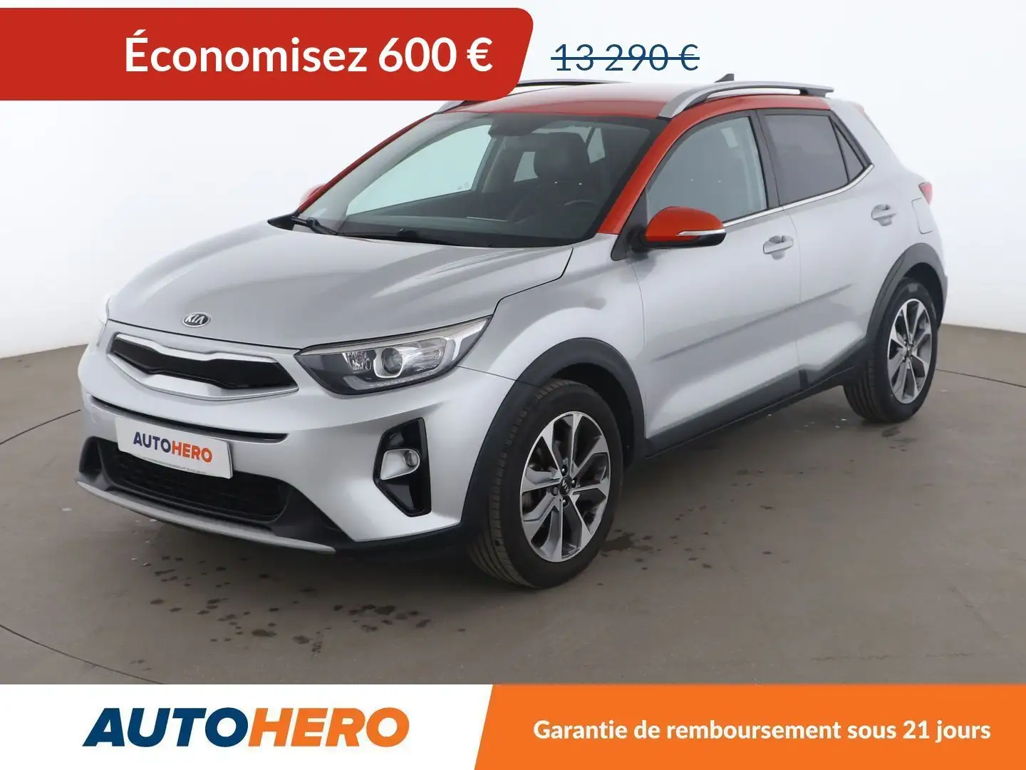 Kia Stonic 1.0 T-GDi ISG Design Gris - 1