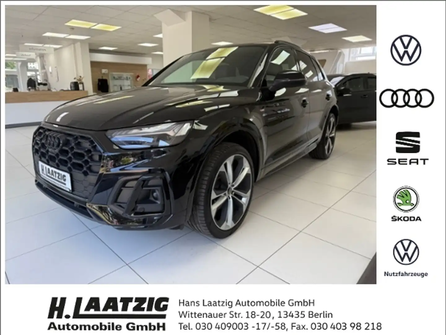 Audi Q5 40 S line Edition One TDI quattro S tronic Noir - 1