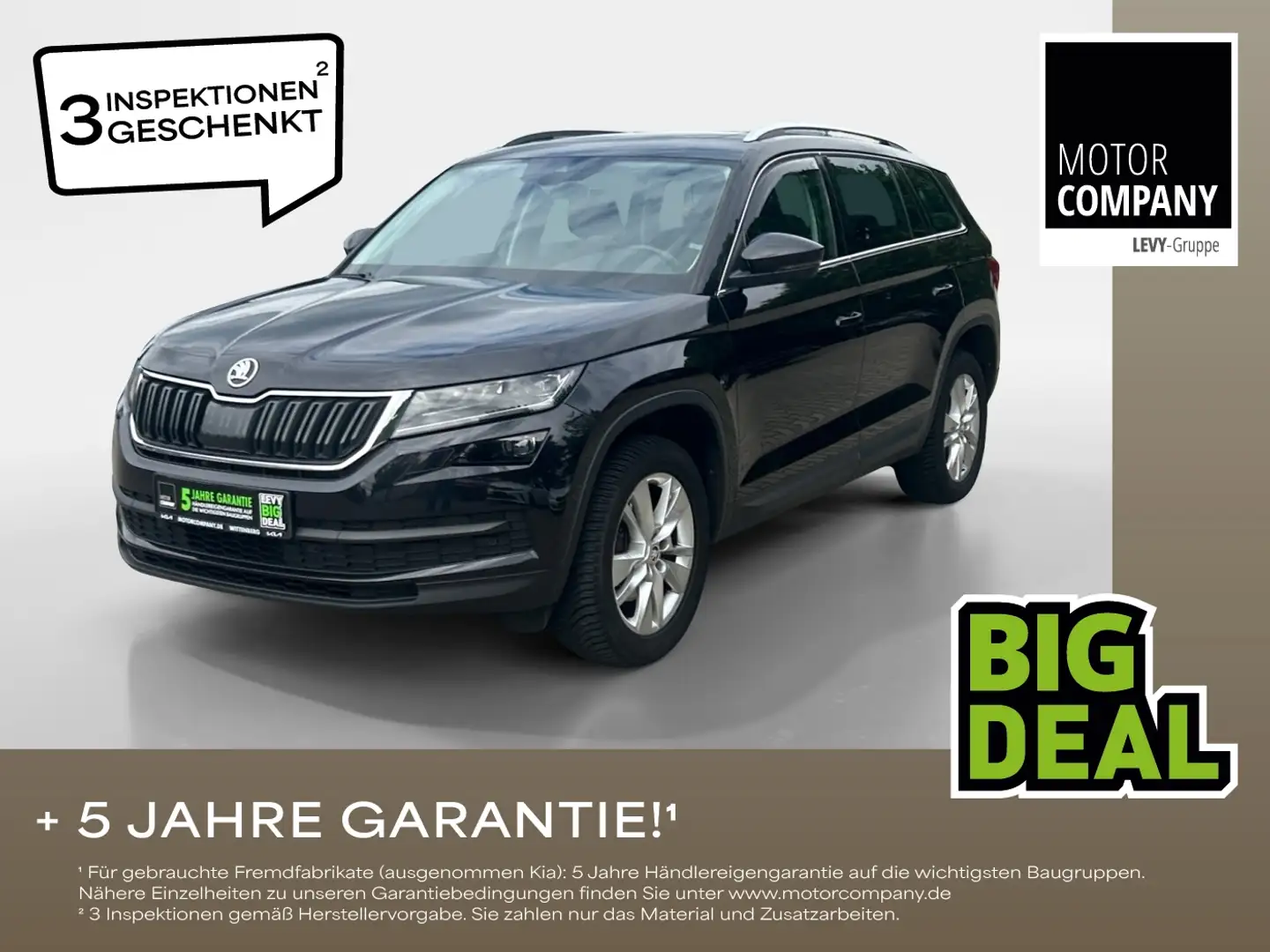 Skoda Kodiaq 1.4 TSI Allrad/AHK/GreenTec/LED Black - 1