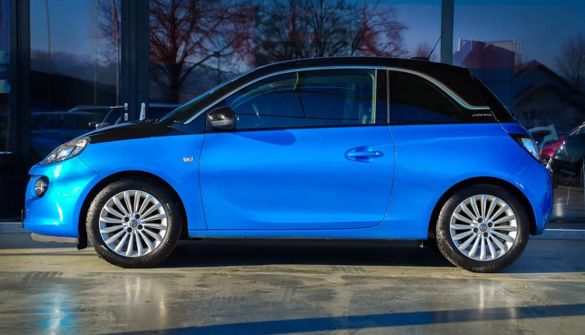 Opel Adam Black Jack *Scheckheft/SHZ/Klimaaut.* Bleu - 2