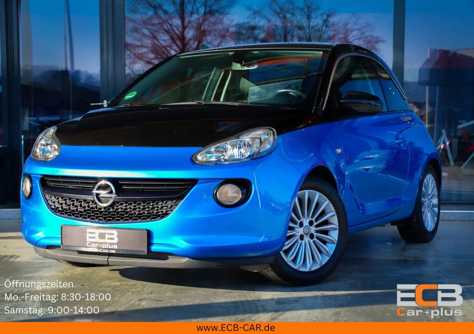 Opel Adam Black Jack *Scheckheft/SHZ/Klimaaut.* Bleu - 1