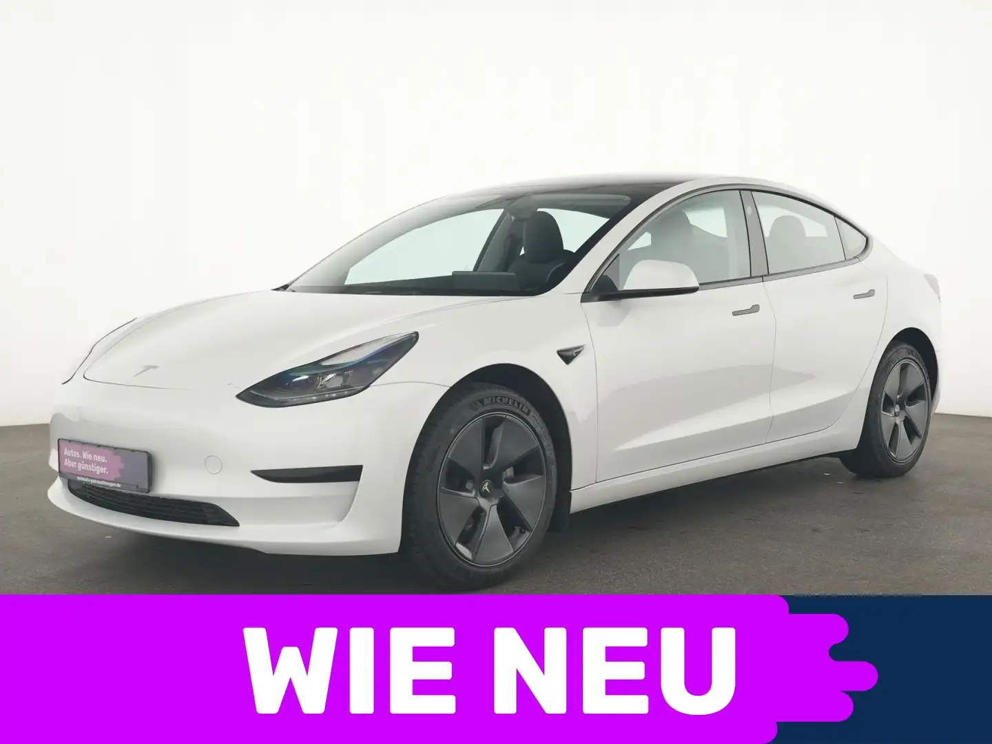 Tesla Model 3 RückfahrkameraHD|ACC|Navigation|SHZ Weiß - 1