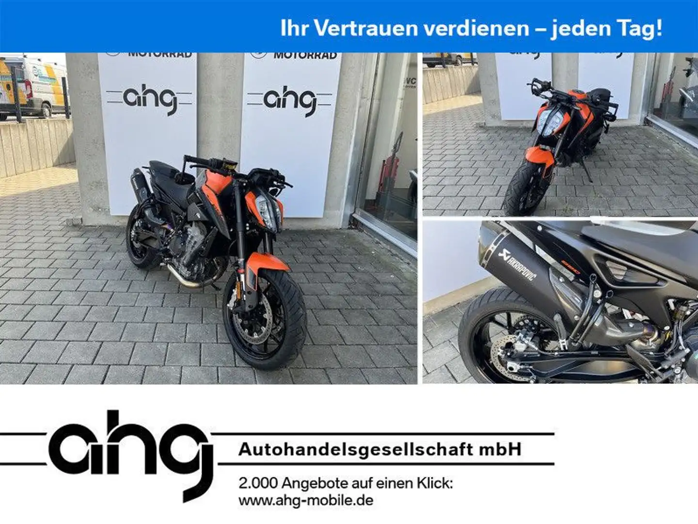 Autres 890 Duke L mit A2 Drosselung Orange - 1
