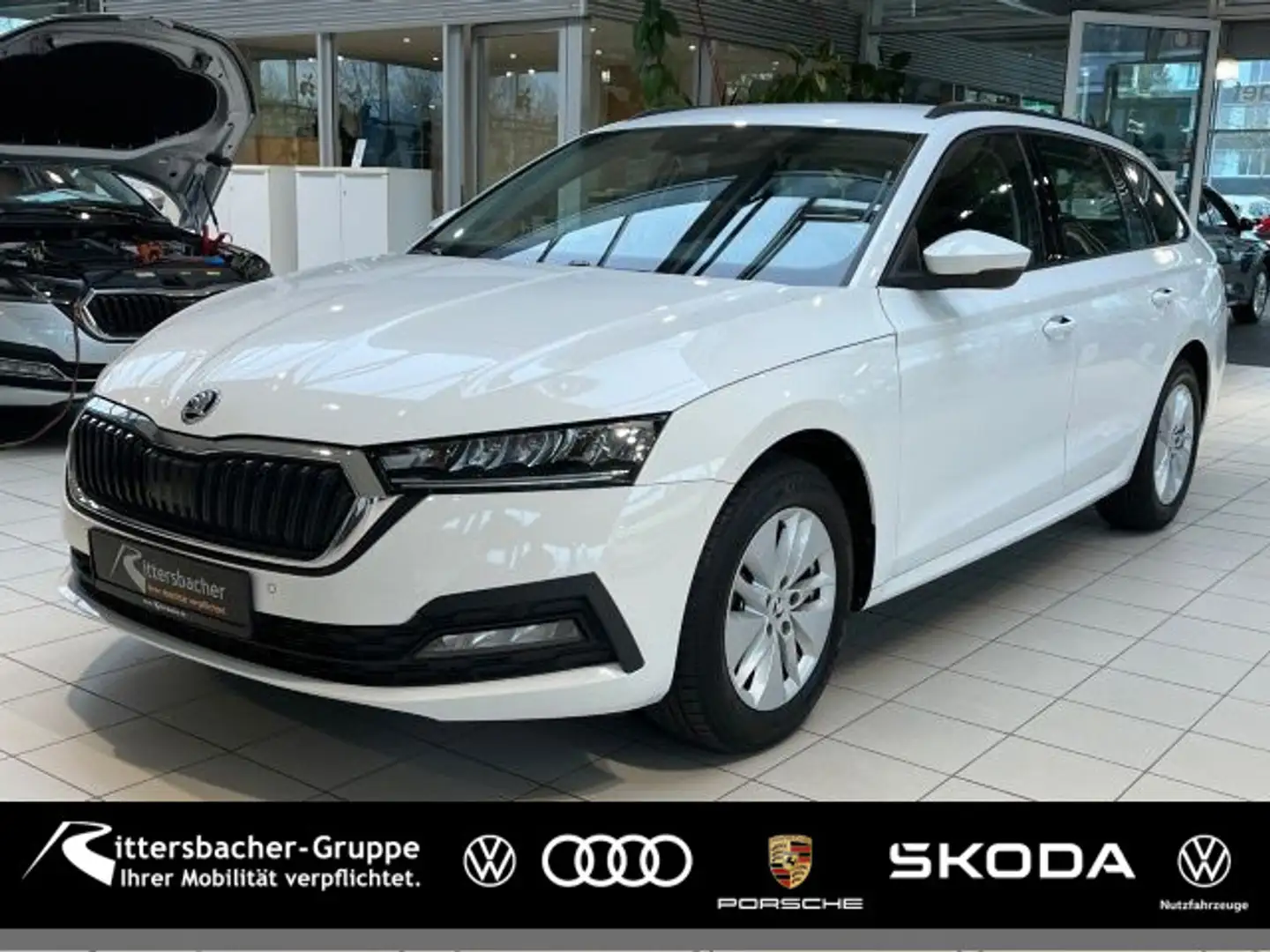 Skoda Octavia Combi 1.0 TSI DSG ACC Kamera Navi PDC Weiß - 1