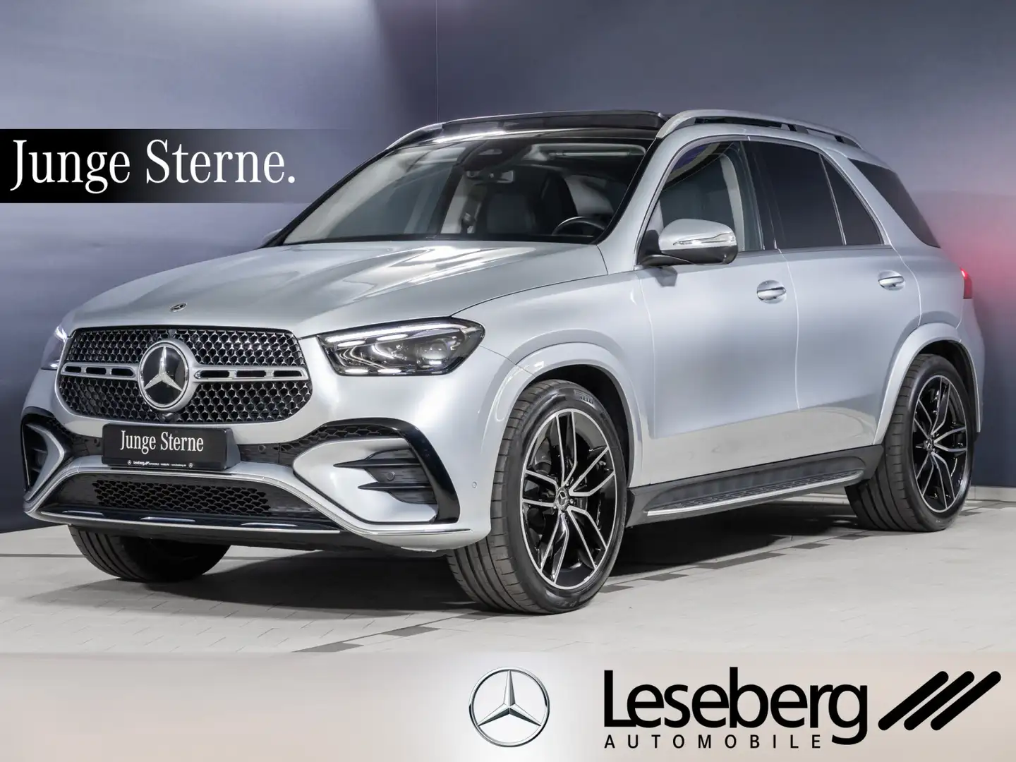 Mercedes-Benz GLE 450 GLE 450 d 4MATIC AMG MULTIBEAM / Pano / AHK /DAB Silber - 1
