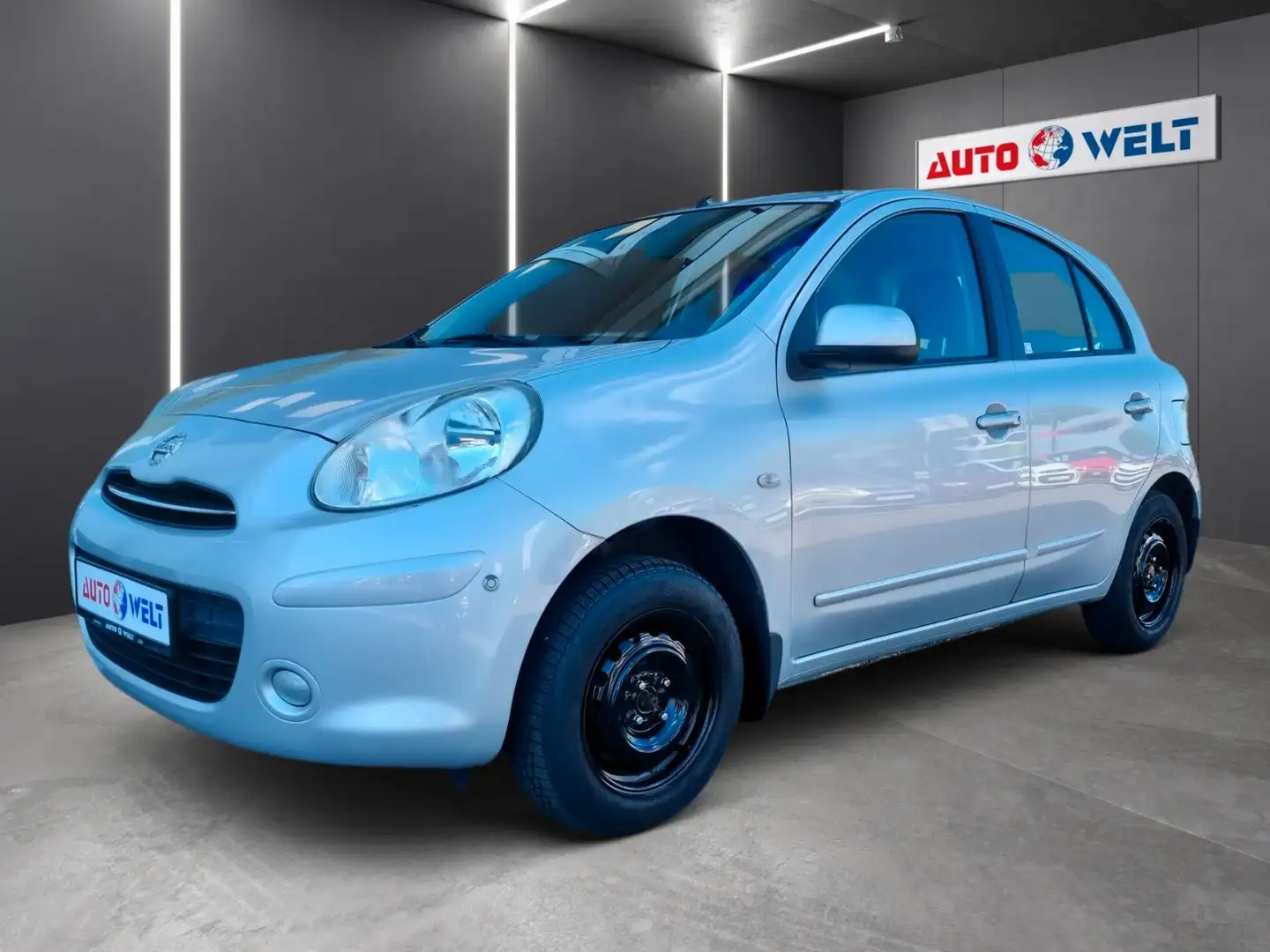 Nissan Micra 1.2 5-trg.  Acenta Klima Einparkhilfe BT Silber - 1