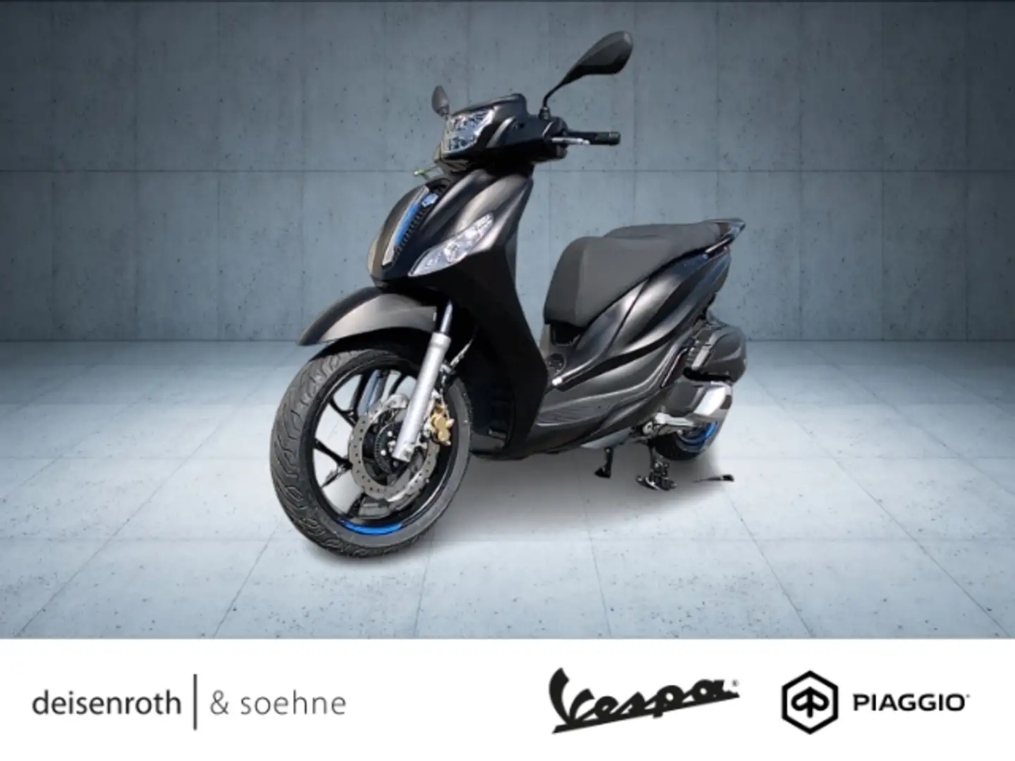 Piaggio Medley 125 S Schwarz Meteora Schwarz - 1