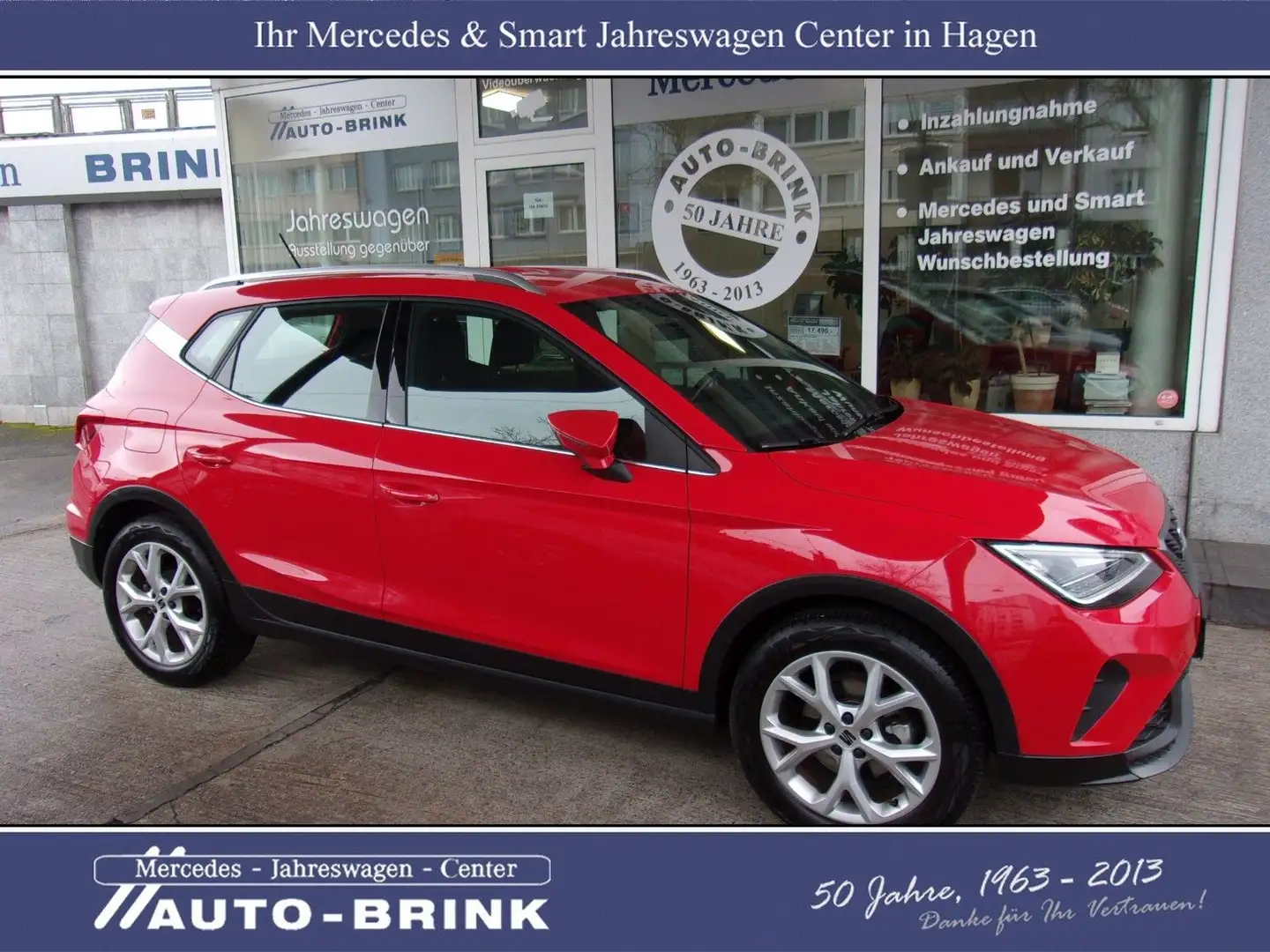 SEAT Arona FR 81kW Navi/LED/PTS/26tkm Rood - 2