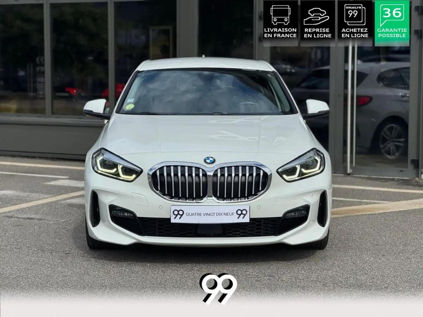 BMW 116 SERIE 116d - M Design Blanc - 2