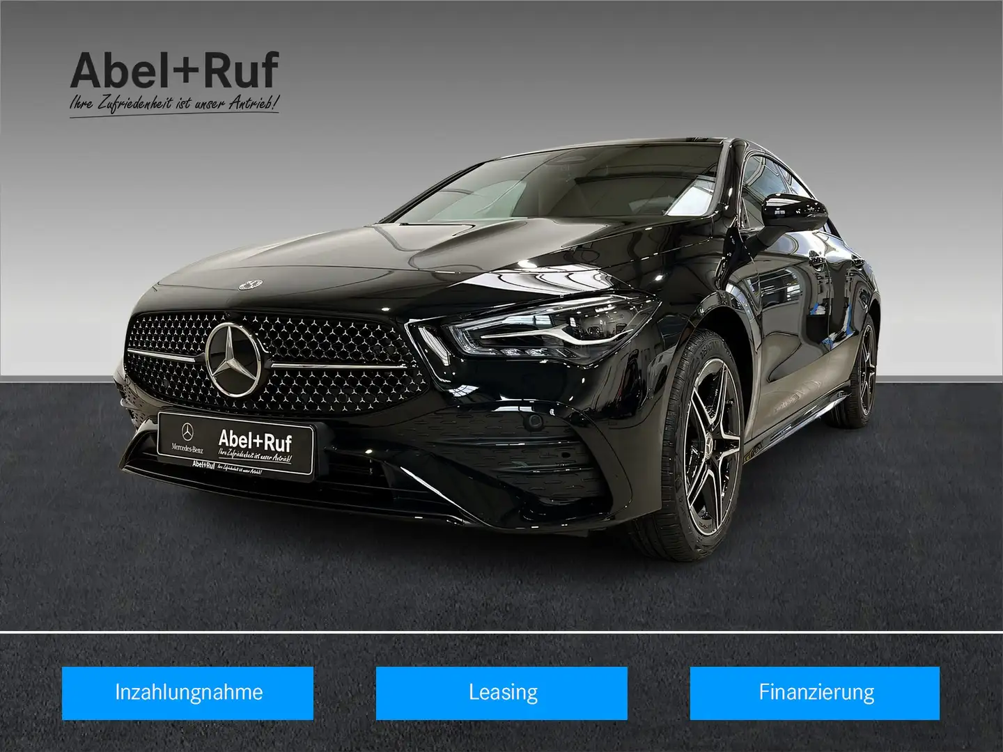 Mercedes-Benz CLA 250 e Coupé AMG+DIST+NIGHT+Totw+LRH+Pano+360 Schwarz - 1