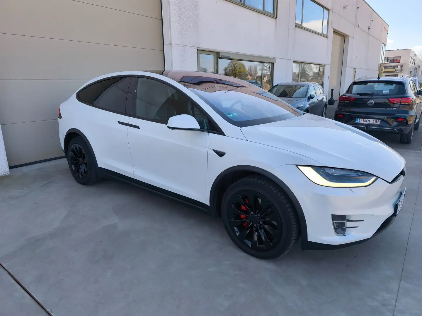 Tesla Model X Model X P100D Allradantrieb Bianco - 2