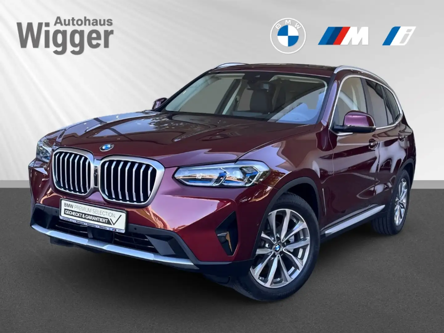 BMW X3 20i xDrive/HUD/StHZG/AHK/Panodach/Navigation Rot - 1