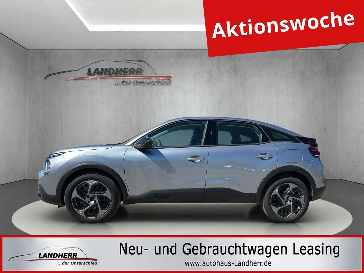 Citroen C4 1.2 Plus Sitzheizung/ Teilleder Grau - 1