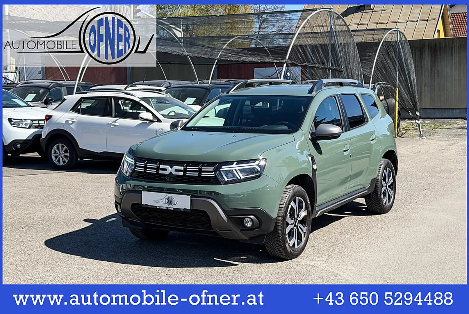 Dacia Duster Journey dCi115 4WD LED PDC Navi 360°MultiView A... Grün - 1