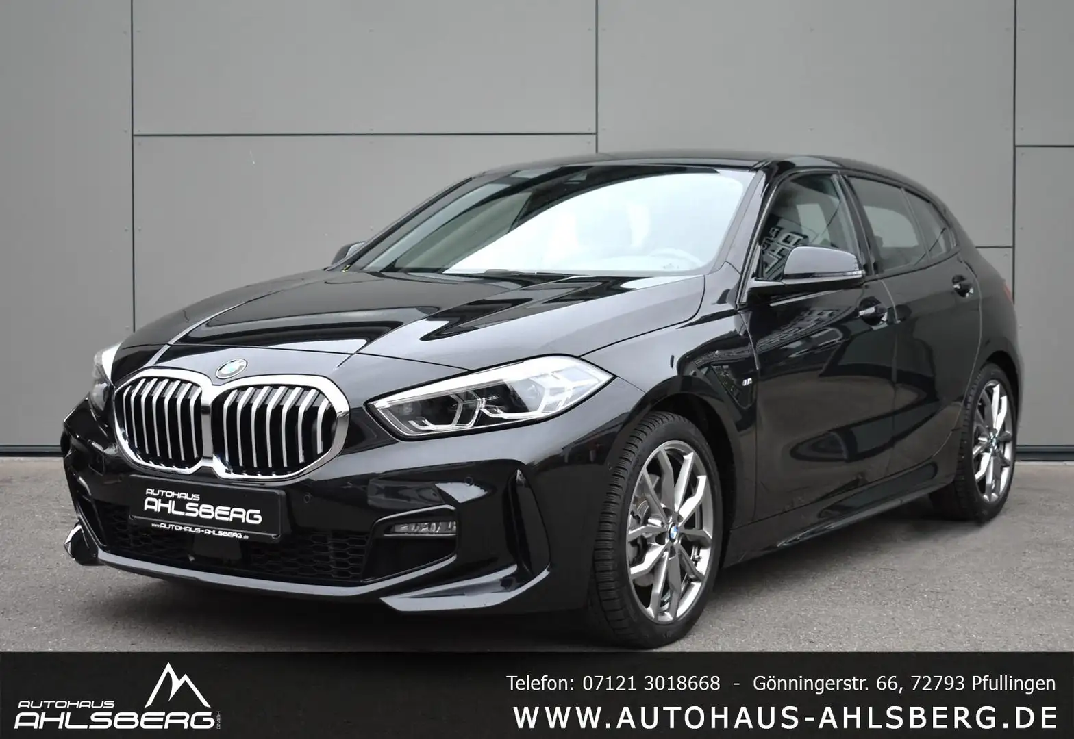 BMW 118 D M SPORT/SHADOW/ LIVE/KAMERA/CAR-PLAY/WERKSGARANT Schwarz - 1