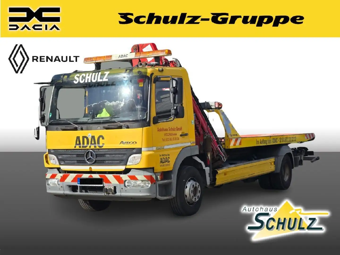 Mercedes-Benz Atego 1524L ABSCHLEPPER Jaune - 1
