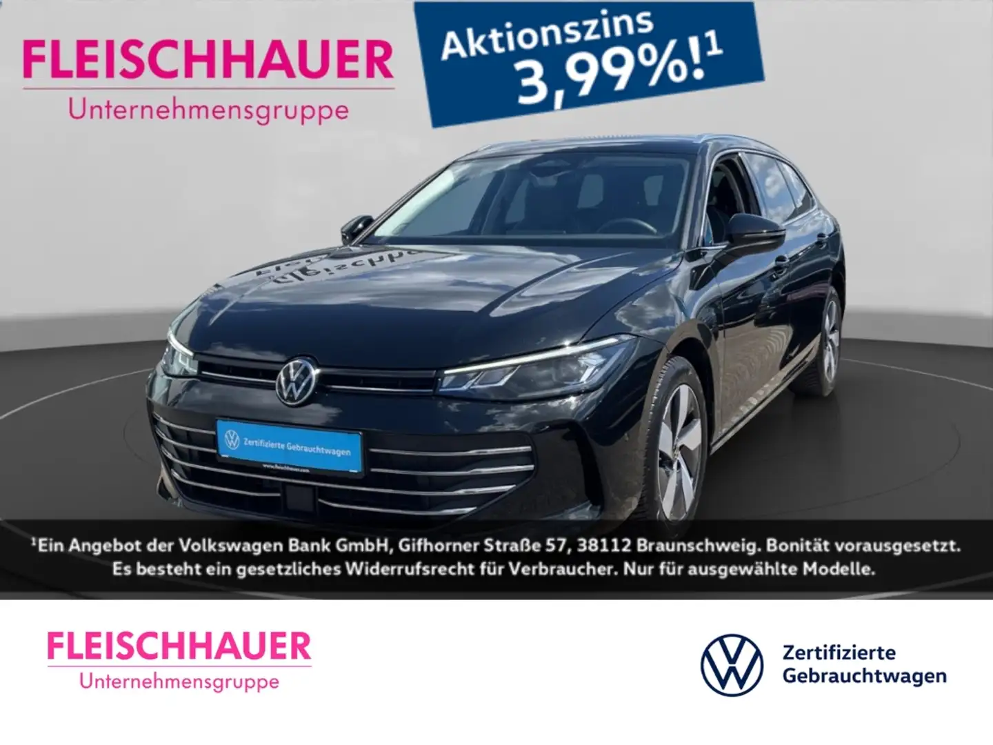Volkswagen Passat Variant 1.5 eTSI Business AreaView AHK el. IQDrivePaket SH Schwarz - 1