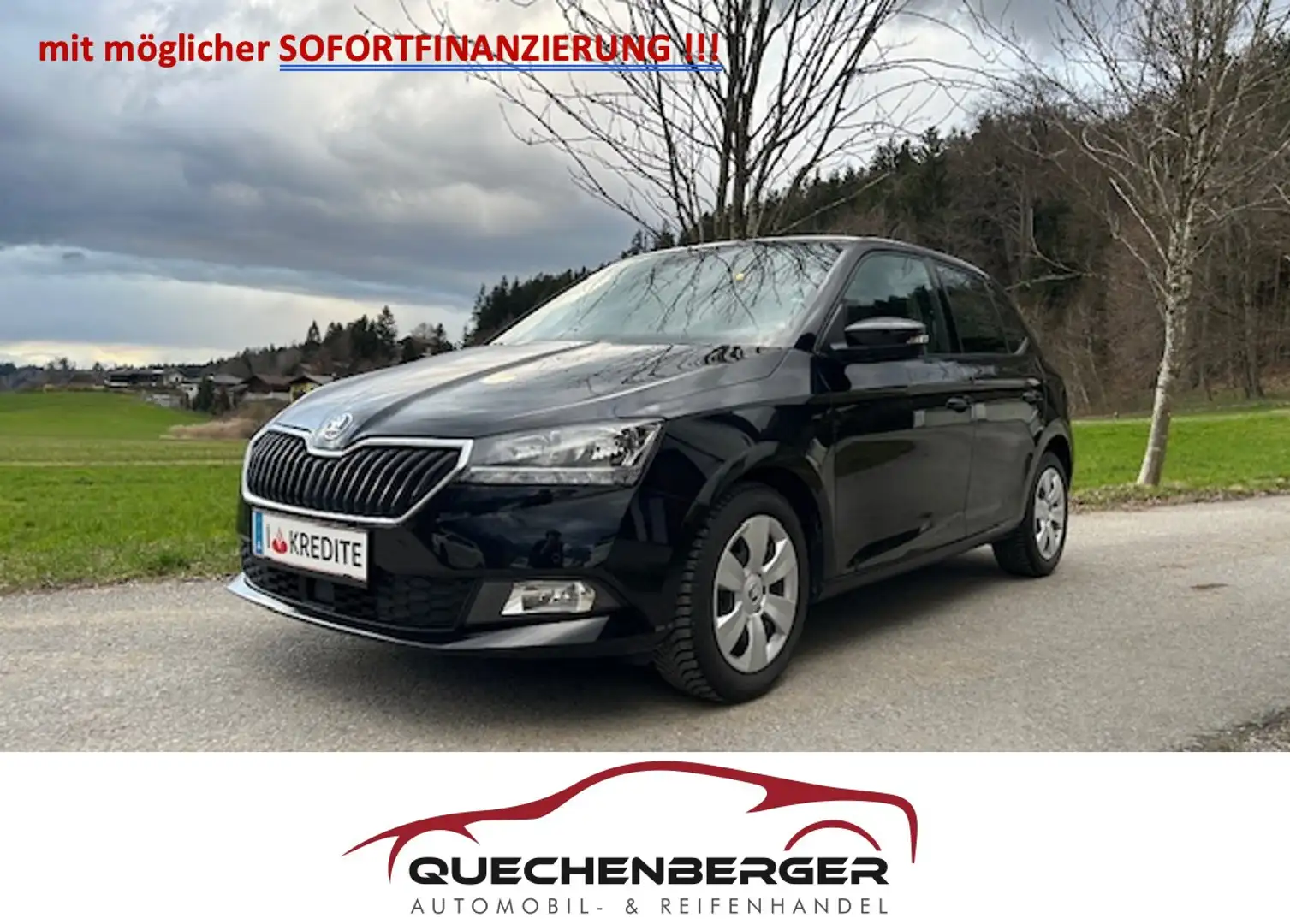 Skoda Fabia 8fach Bereift & möglicher SOFORTFINANZIERUNG!!! Schwarz - 1