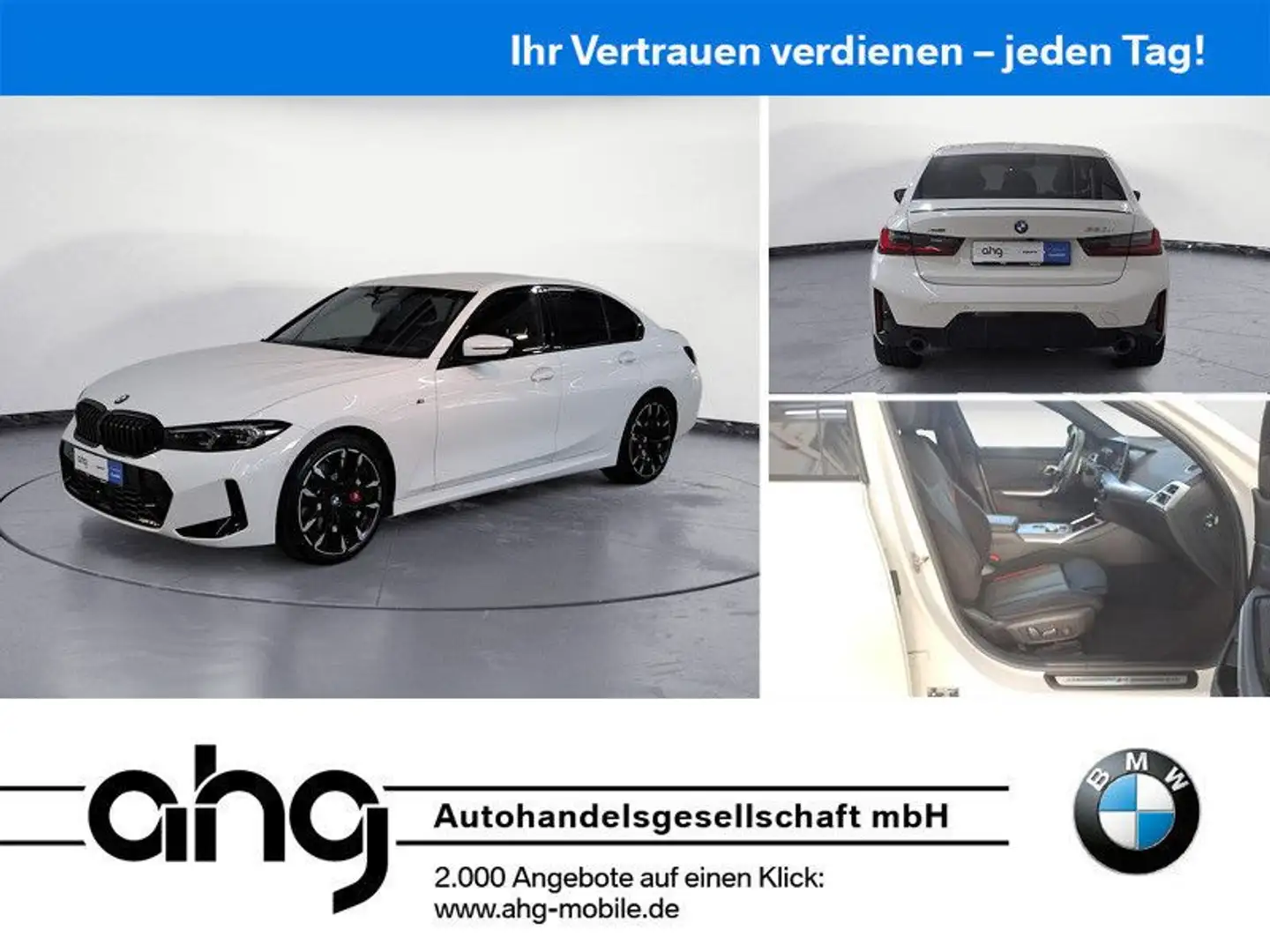BMW 320 d xDrive Automatik Navi Tempom.aktiv Bluetoot Weiß - 1