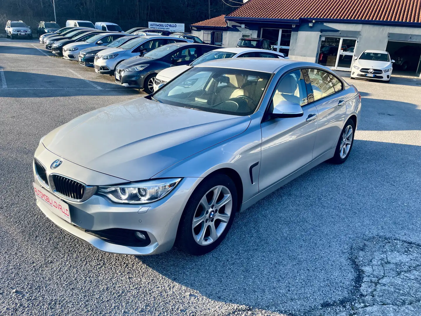 BMW 418 418d Gran Coupe Luxury 150cv 6M NAVI-PELLE-BIXENO Срібний - 1