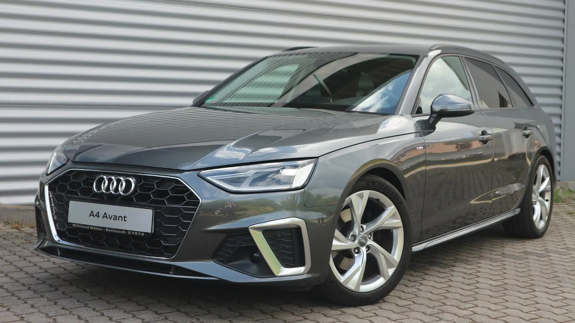 Audi A4 Avant S line AHZV, Leder, Navi, LED, Kamera u.v.m. Gris - 1