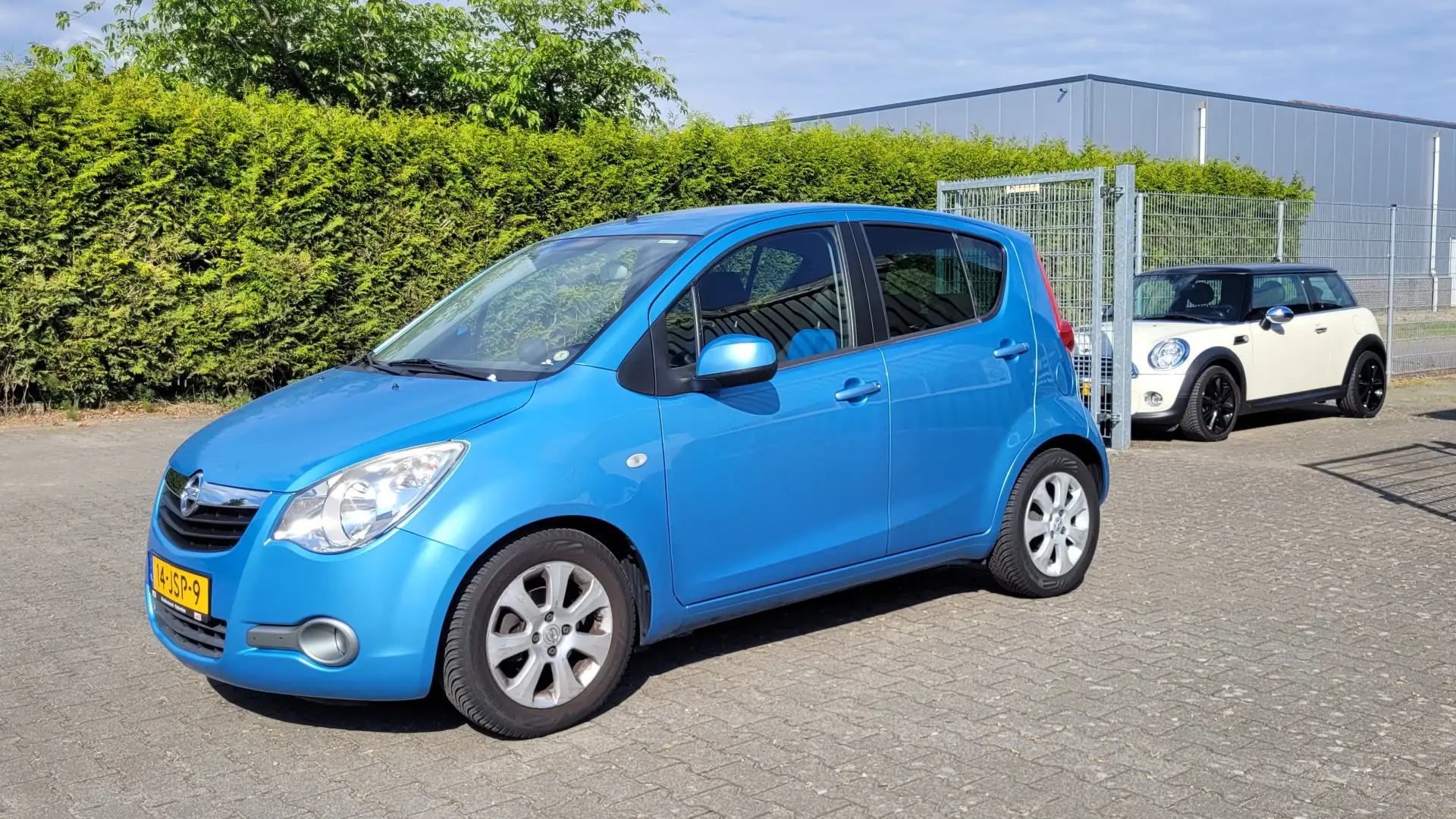 Opel Agila 1.2 Enjoy AUTOMAAT Airco Blu/Azzurro - 2