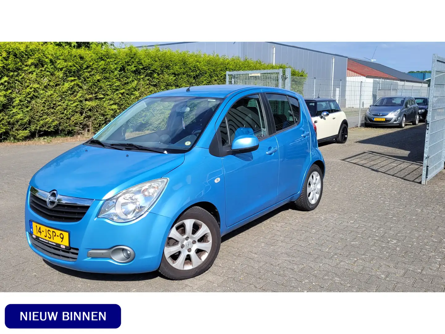 Opel Agila 1.2 Enjoy AUTOMAAT Airco Blu/Azzurro - 1