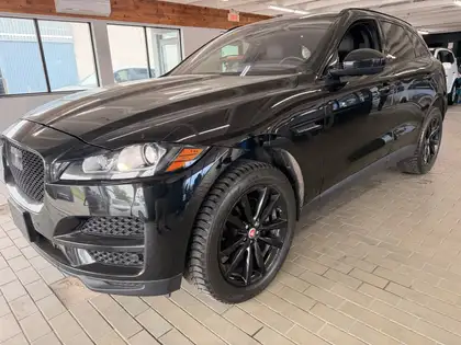 Black 2019 Jaguar F-PACE 25t Prestige AWD SUV / Crossover All-Wheel Drive 8-Speed Automatic